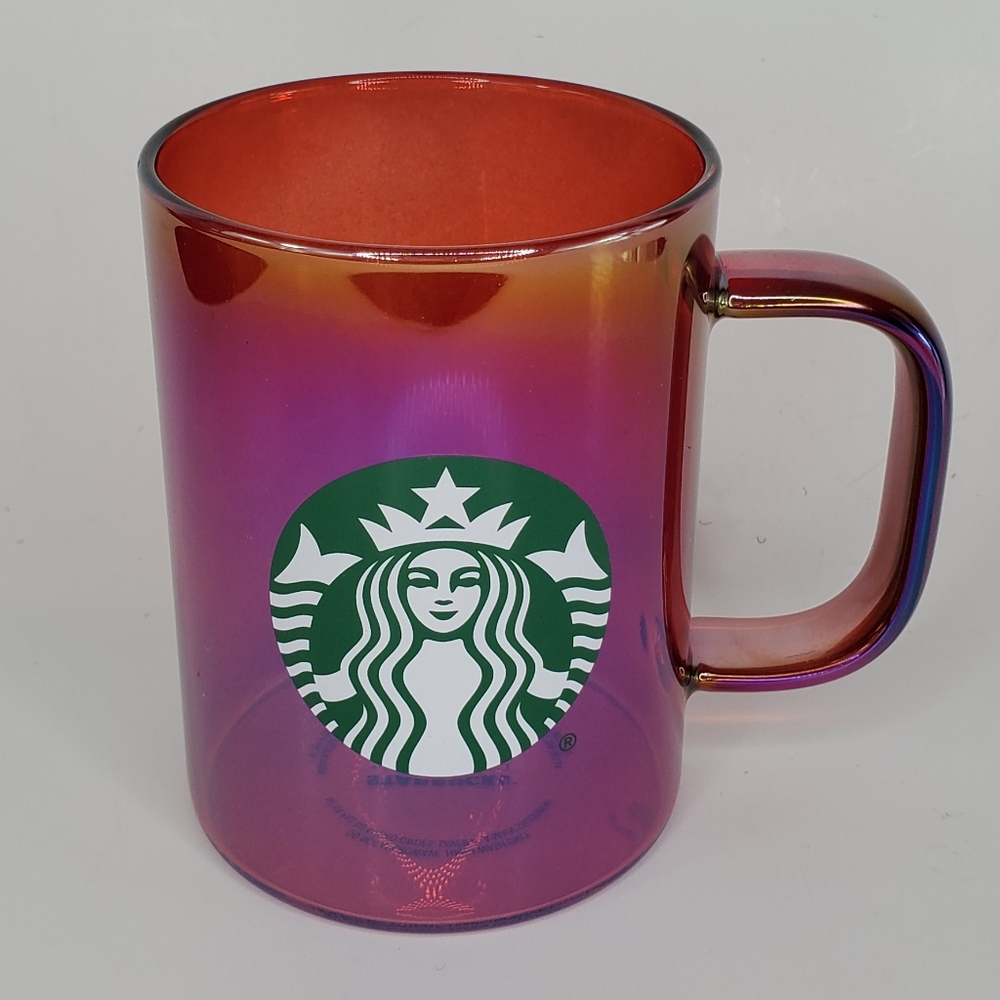 Starbucks 2019 holiday iridescent pink mug